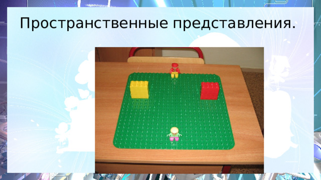 Пространственные представления. 