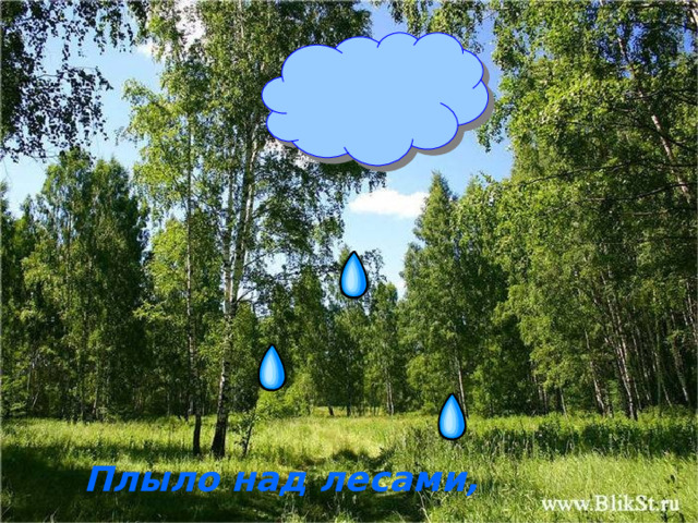 Плыло над лесами, 