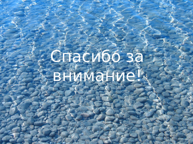 Спасибо за внимание! 