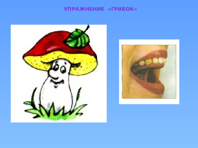Упражнение «Грибок» 