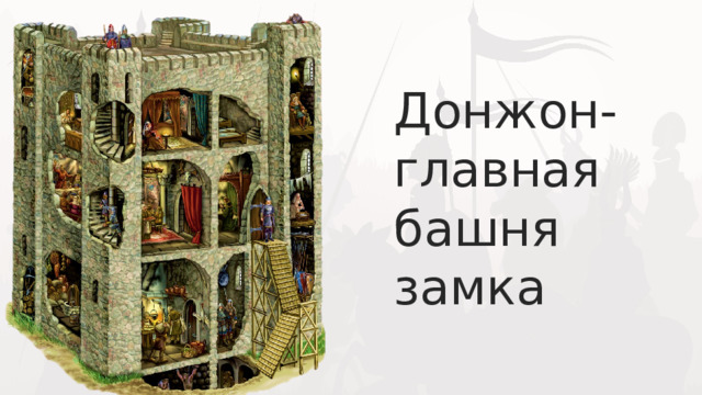 Донжон-главная башня замка 