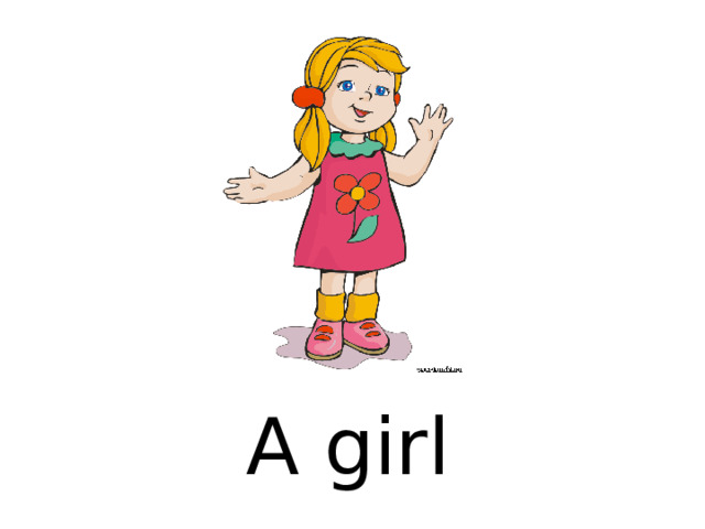 A girl 