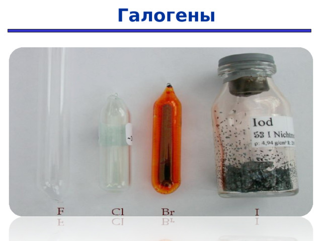 Галогены 