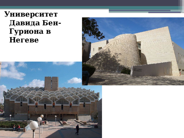 Университет Давида Бен-Гуриона в Негеве 