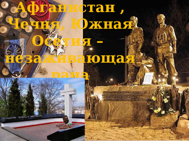 Афганистан , Чечня, Южная Осетия –  незаживающая рана 