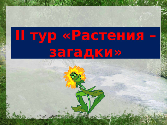 II тур «Растения – загадки» 