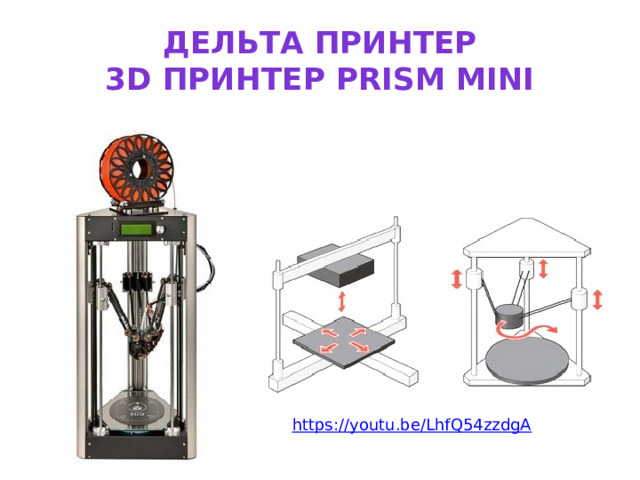 Дельта принтер  3D принтер Prism Mini https:// youtu.be/LhfQ54zzdgA 
