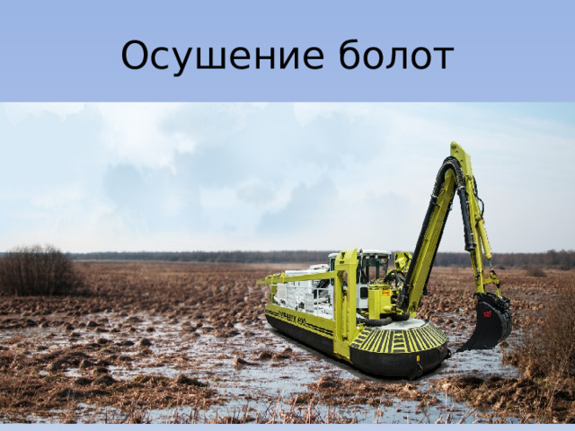 Осушение болот 