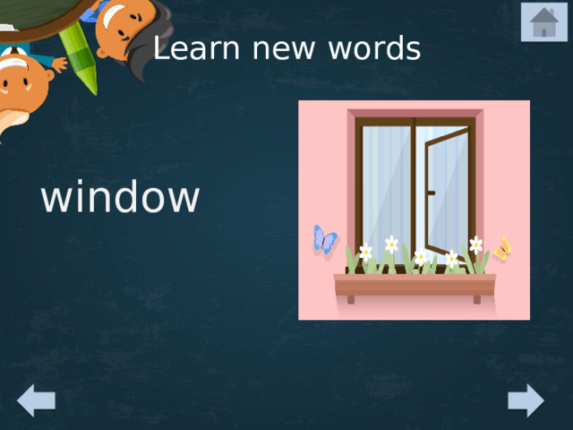 Learn new words window 