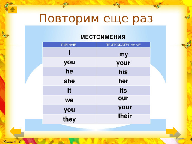 Повторим еще раз 