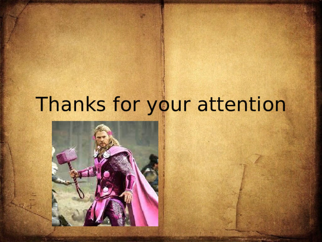 Thanks for your attention 
