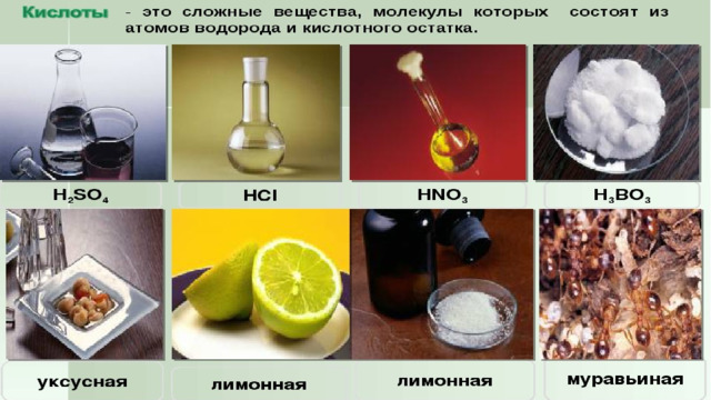 Какие вещества есть на кухне? 