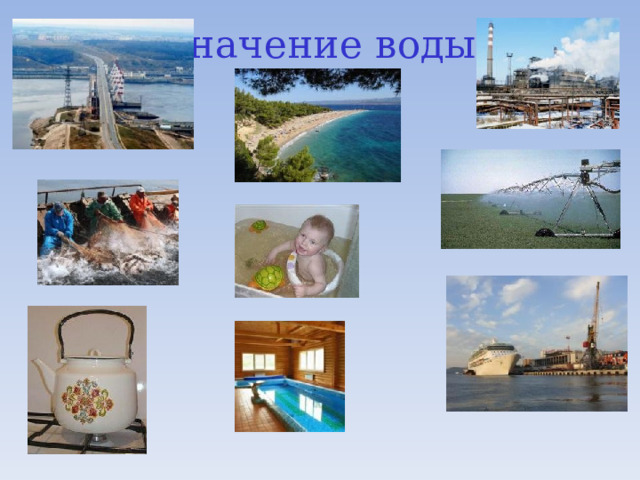  Значение воды 