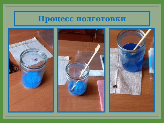 Процесс подготовки 