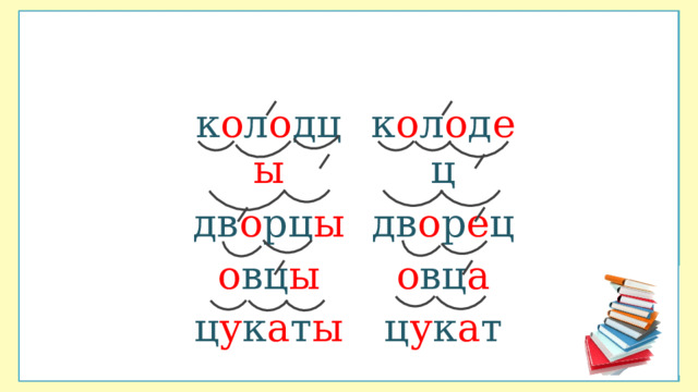 к о л о дц ы дв о рц ы к о л о д е ц дв о р е ц о вц ы ц у к а т ы о вц а ц у к а т 