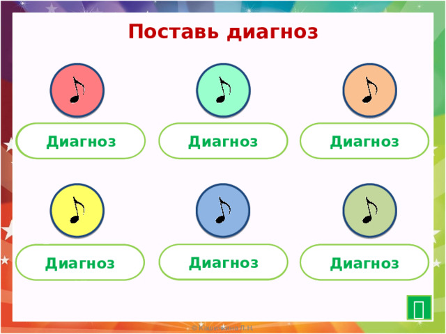 Поставь диагноз    Диагноз Отит Остеохондроз Истерия Диагноз Диагноз    Диагноз Сердечная недостаточность Куриная слепота Обморок Диагноз Диагноз  15 