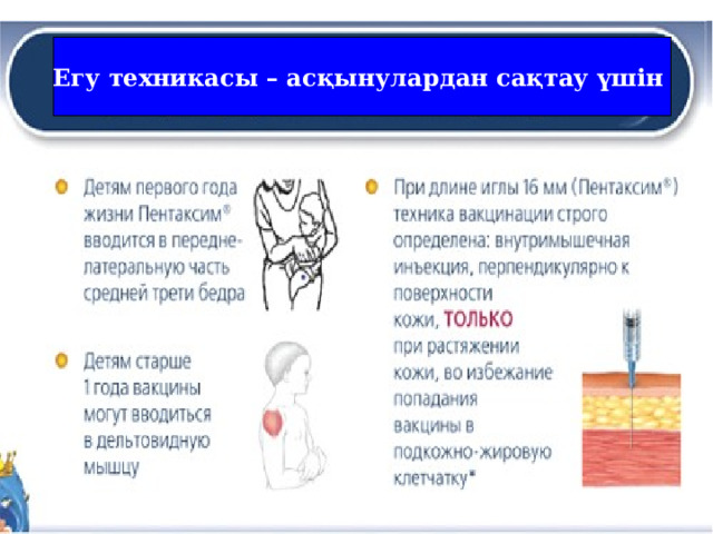 Егу техникасы – асқынулардан сақтау үшін  