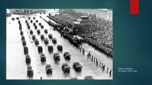 Парад Победы 24 июня 1945 года 