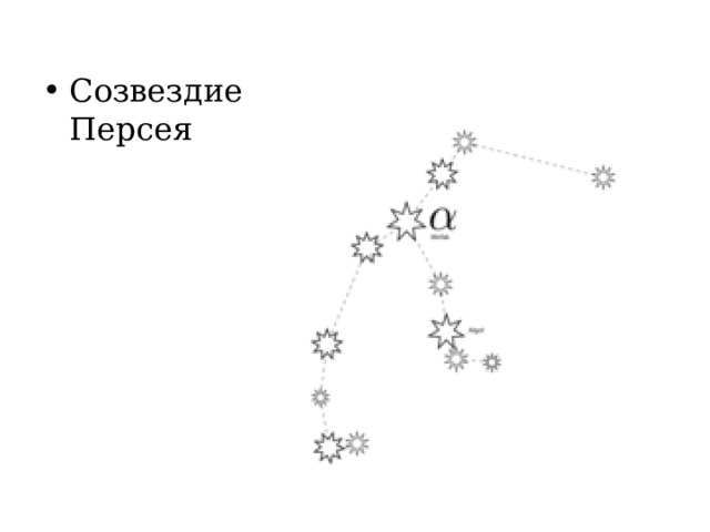 Созвездие Персея 