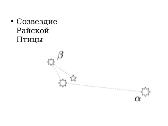 Созвездие Райской Птицы 