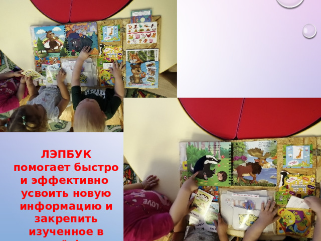 ЛЭПБУК помогает быстро и эффективно усвоить новую информацию и закрепить изученное в игровой форме 