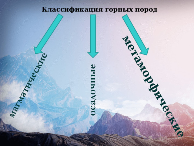 метаморфические Классификация горных пород 