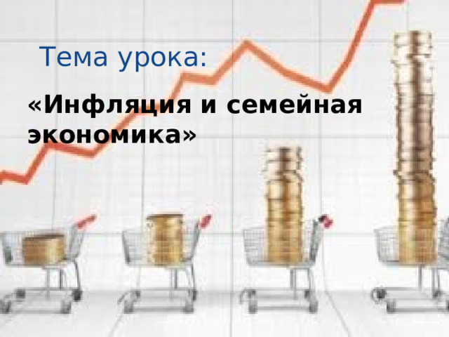 Тема урока: «Инфляция и семейная экономика»    