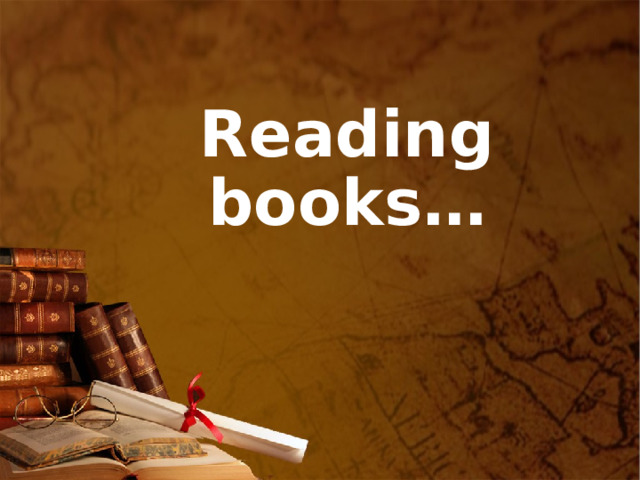 Reading books… 