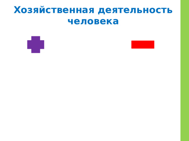 Хозяйственная деятельность человека 