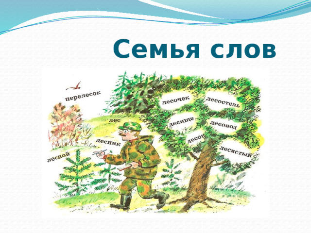  Семья слов 