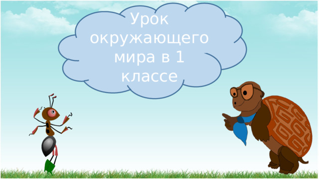 Урок окружающего мира в 1 классе 