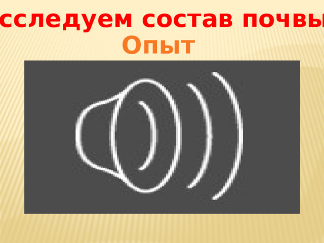 Исследуем состав почвы Опыт №5 