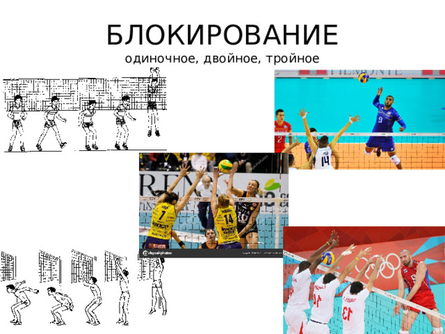 БЛОКИРОВАНИЕ  одиночное, двойное, тройное 
