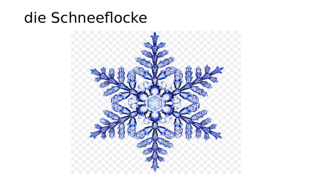 die Schneeflocke   
