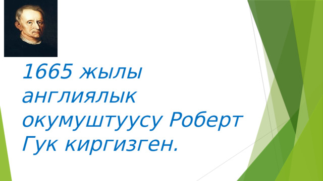 1665 жылы англиялык окумуштуусу Роберт Гук киргизген. 