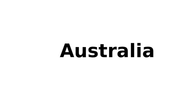 Australia  