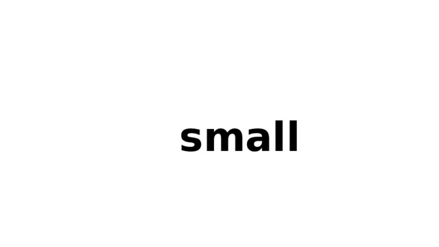 small 