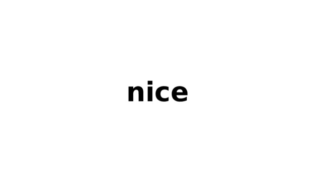 nice 