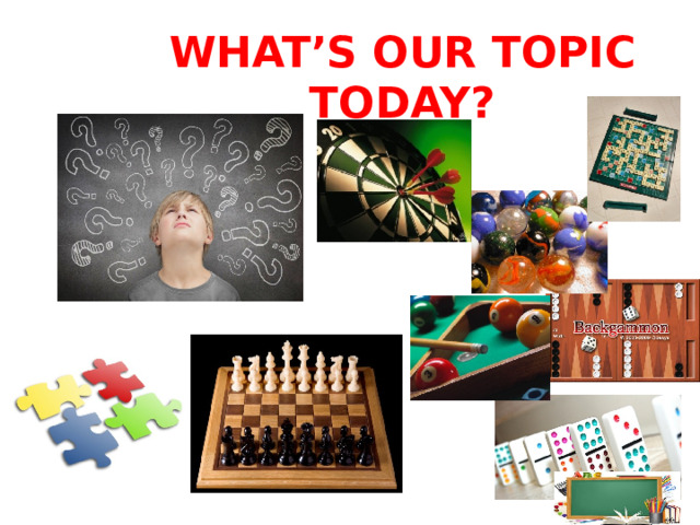 WHAT’S OUR TOPIC TODAY?  