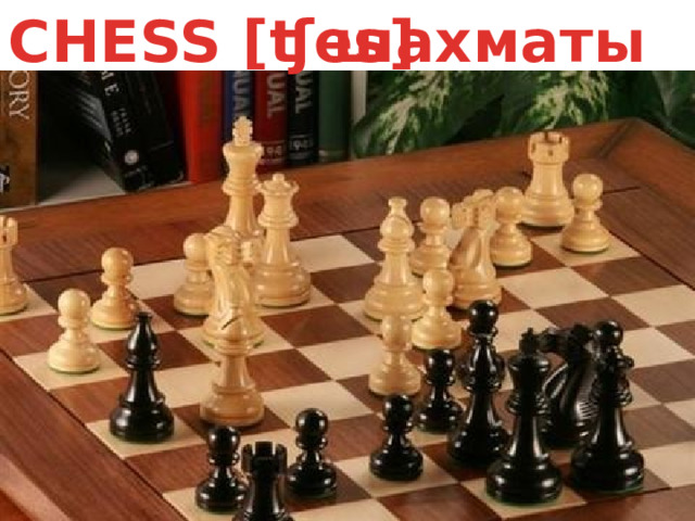 шахматы CHESS [ʧes] 