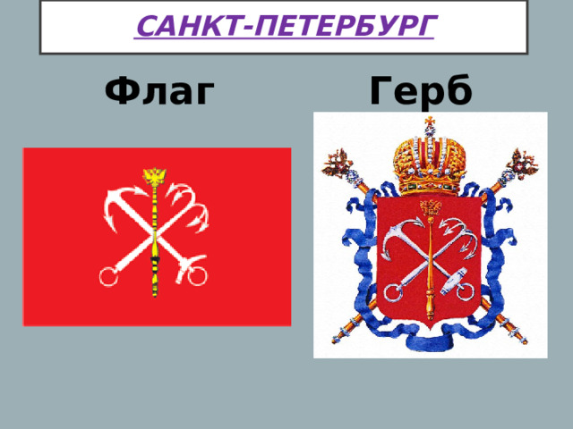 САНКТ-ПЕТЕРБУРГ Флаг Герб 