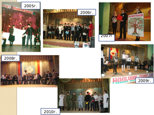 2005г. 2006г. 2007г. 2008г. 2009г. 2010г. 