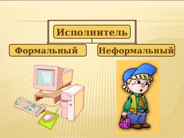 Исполнитель Формальный  Неформальный 