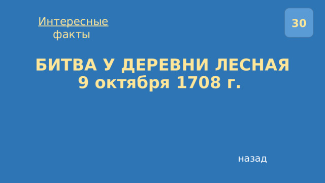 30 Интересные факты БИТВА У ДЕРЕВНИ ЛЕСНАЯ  9 октября 1708 г. назад 