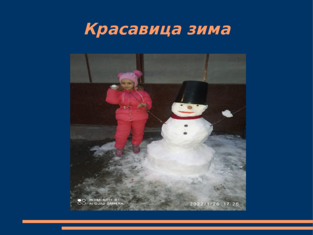 Красавица зима 