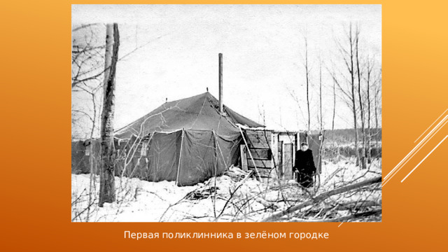 Первая поликлинника в зелёном городке 