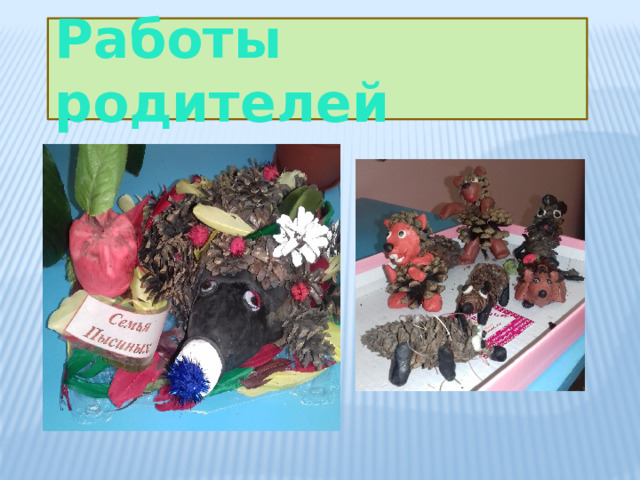Работы родителей 