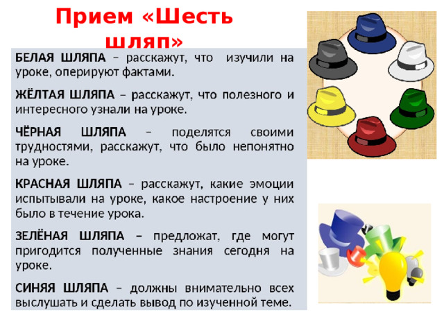 Прием «Шесть шляп» 