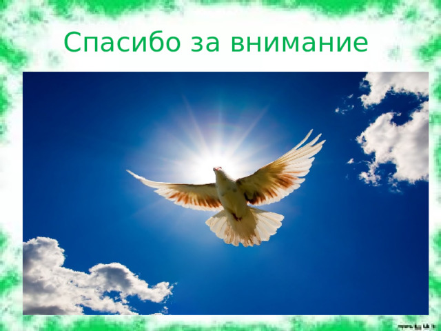 Спасибо за внимание 