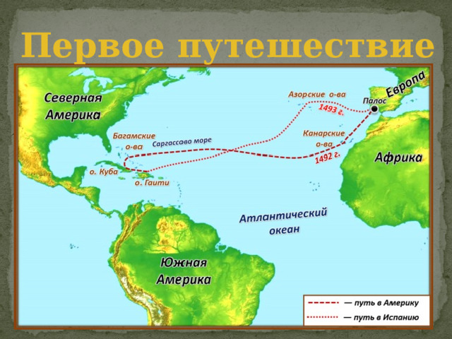 Первое путешествие 